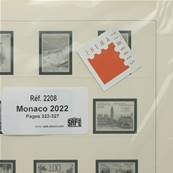 Feuilles mise  jour Monaco 2022 SAFE DUAL 2208-22