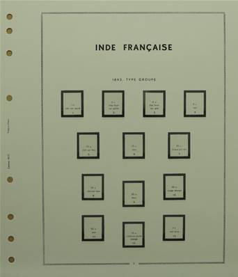 INDE FRANCAISE 1892-1952 avec pochettes MOC 341252
