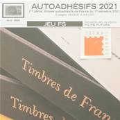 Jeu France Futura FS 2021 1er sem. Autoadhsifs Yvert 135884
