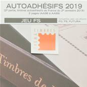 Jeu France Futura FS 2019 2e sem. Autoadhsifs Yvert et Tellier 134680