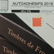 Jeu France Futura FS 2018 2e sem. Autoadhsifs Yvert et Tellier 133378