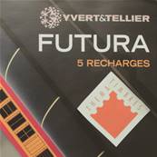 recharge 5 feuilles plastique 3 bandes verticales Futura C30 Yvert&Tellier 1634
