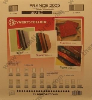 Jeu France SC Timbres Personnalises 2005 Yvert et Tellier 75111