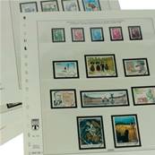 Feuilles France timbres autocollants 2009  2011 LINDNER T T132-09SA
