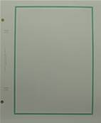 50 feuilles lisere vert Futura FO quadrilles Yvert et Tellier 14250