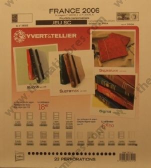 Jeu France SC Timbres Personnalises 2006 Yvert et Tellier 76111