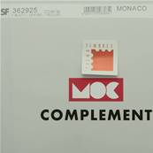 Feuilles complment Monaco avec pochettes 2019 MOC CC16/19 362925