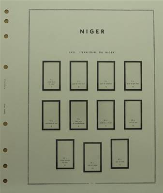NIGER 1921-1942 avec pochettes MOC 302555
