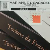 Jeu France Futura FS Marianne l'engage 2018 Yvert et Tellier 133426