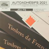 Jeu France Futura FS 2021 2e sem. Autoadhsifs Yvert et Tellier 136139