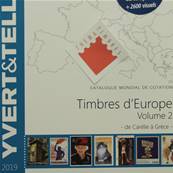 Catalogue des Timbres Europe vol 2 Carlie  Grce 2019 Yvert et Tellier