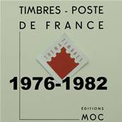 Feuilles France de 1976  1982 avec pochettes MOC MC15/4 306651