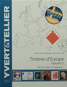 Catalogue des Timbres Europe vol 5 St Marin à Yougoslavie 2021 Yvert et Tellier