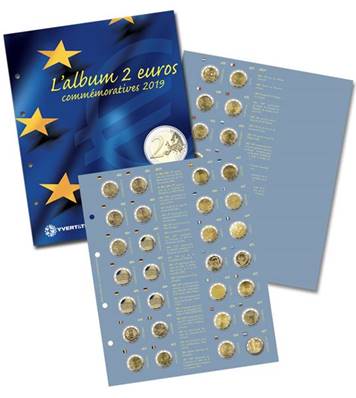 feuilles 2 Euros commemoratifs 2019 caravelle Yvert et Tellier 2630