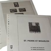 Feuilles Saint Pierre et Miquelon 1952  1976 LINDNER T448-52