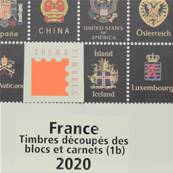 Feuilles standard ST-LX 1B timbres dcoups blocs carnets France 2020 DAVO