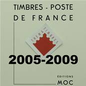 Feuilles France de 2005  2009 avec pochettes MOC MC15/9 311899