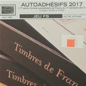 Jeu France Futura FS 2017 1er sem. Autoadhsifs Yvert 770013