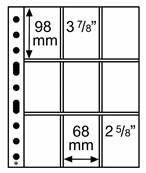 5 Feuilles Transparentes GRANDE 3/3C Leuchtturm 323456 pour TCG