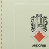 Feuilles Andorre Francais 1931  1971 LINDNER T124