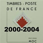 Feuilles France de 2000  2004 avec pochettes MOC MC15/8 302983
