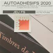 Jeu France Futura FS 2020 1er sem. Autoadhsifs Yvert 135108