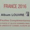 Feuilles France 2016 Album Louvre et Standard Edition Ceres FF16
