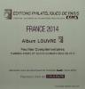 Feuilles France 2014 Album Louvre et Standard Edition Ceres FF14