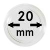 10 Capsules 20 mm pour pieces 10 cent euro LINDNER 2250020P