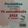 Assortiment pochettes 2e sem 2015 Futura FS autoadhesifs Yvert & Tellier 110022