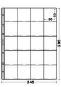 1 feuille transparente 20 cases GM20 SUPERPLUS Hartberger Safe 1662