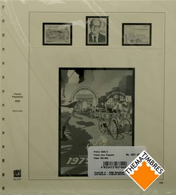 Feuilles France 2025 2e semestre SAFE DUAL 2137-252 sans plaquette