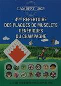 Repertoire Plaques de muselets Génériques du Champagne Lambert 2023