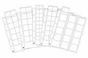 assortiment de 5 Feuilles pour monnaies Optima Leuchtturm 340973