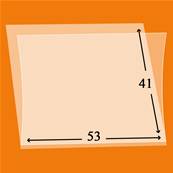 50 pochettes Lindner simple soudure fond transparent 53 x 41 mm HA7115