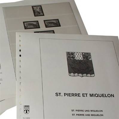 Feuilles Saint Pierre et Miquelon 1952 à 1976 LINDNER T448-52
