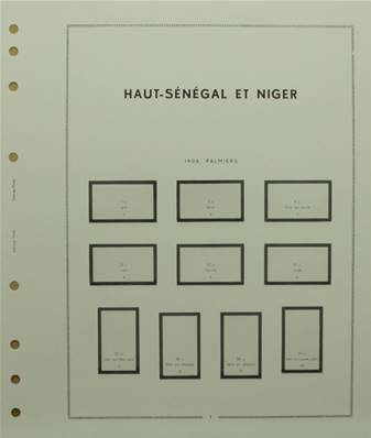Haut Senegal 1906-1915 avec pochettes MOC 341249