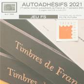 Jeu France Futura FS 2021 1er sem. Autoadhésifs Yvert 135884