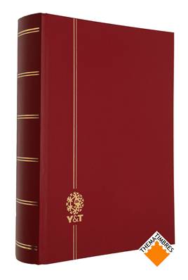 Classeur Perfecta Rouge 64 Pages Noires Grand Modèle Yvert et Tellier 24062