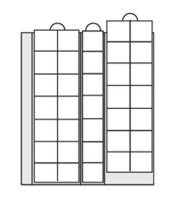 2 feuilles Premium vertes pour pieces de 2 euros SAFE 7393S