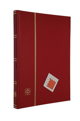 classeur pour timbres 32 pages blanches BASIC W32 rouge Leuchtturm 334124