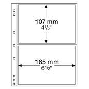 10 feuilles Numis 2C  2 poches pour billets Leuchtturm NH02 338575