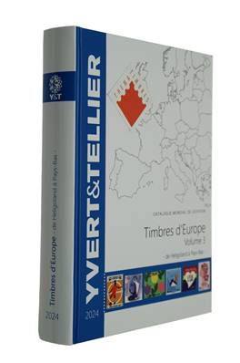 Catalogue des Timbres Europe vol 3 Hel. à Pays Bas 2024 Yvert et Tellier 138208