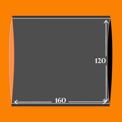 5 pochettes 210 x 170 D simple soudure fond noir YT18210