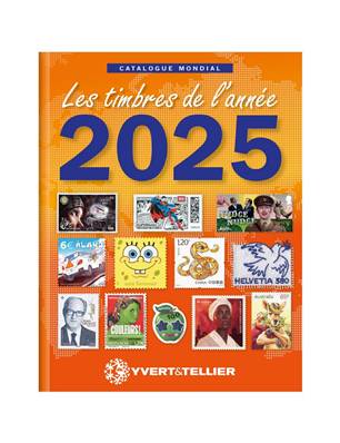Timbres de l'année 2025 Yvert et Tellier catalogue Mondial 301190