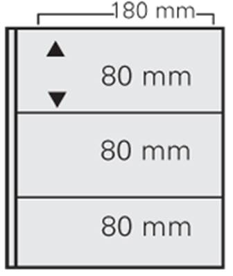 10 feuilles 3 poches sans intercalaires SAFE 1278PA