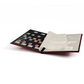 classeur pour timbres 16 pages noires BASIC S16 rouge Leuchtturm 317377