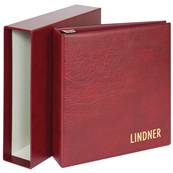 reliure UNIPLATE avec boitier luxus bordeaux 1712 LINDNER