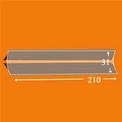 25 bandes 210 mm x 31 mm double soudure fond noir Yvert et Tellier 19031