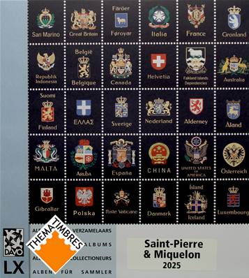 Feuilles Luxe Saint Pierre & Miquelon 2025 DAVO 4055